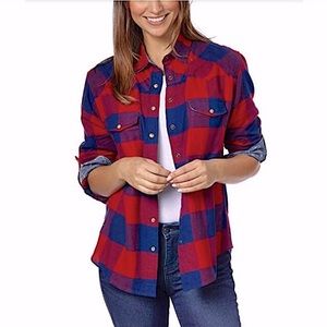 💯%Cotton Plaided Printed Long Sleeves Button Down